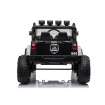 Elektrické autíčko - Jeep JC666 - nelakované - policajné čierno-biele